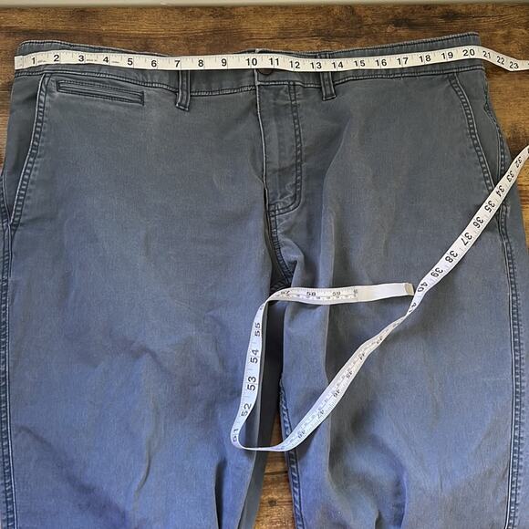 St. John's Bay Super Stretch Dusty Blue Dress Pants - Picture 4 of 10